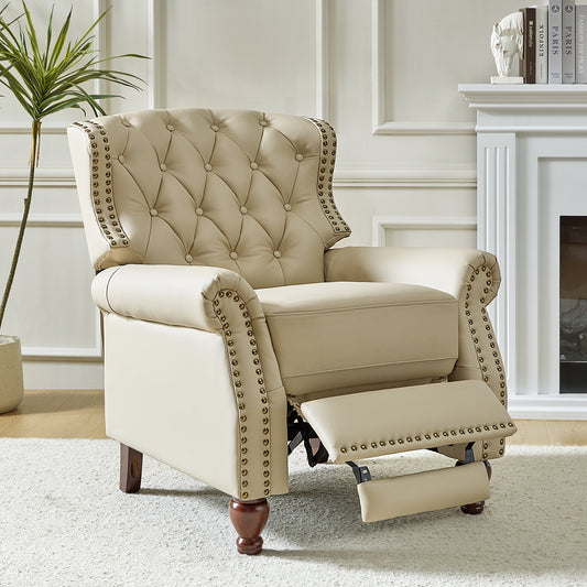 Abraham Genuine Leather Recliner