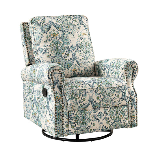 Kaspar Manual Swivel Glider Recliner