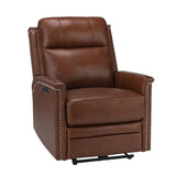 Heinrich Genuine Leather Power Recliner