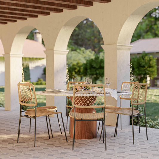 Cynthia Concrete Indoor/Outdoor Dining Table (54"-87")