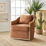 Paul Jess Farmhouse Solid Wood Swivel Chair