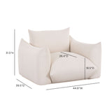 Saint Tropez Stuffed Indoor/Outdoor Armchair