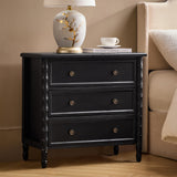 Carol 3-Drawer Nightstand