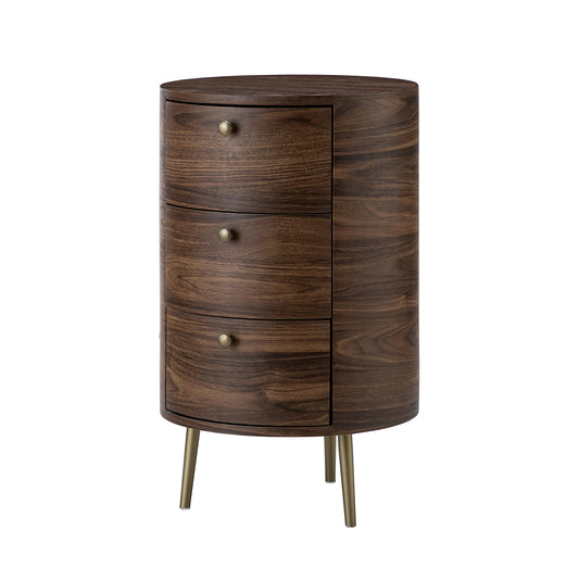 Etta Drum 3 - Drawer End Table