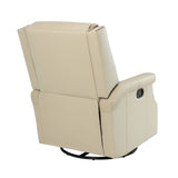 Louise Genuine Leather Swivel Rocker Recliner