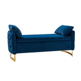 Christoph Upholstered Flip Top Storage Bench