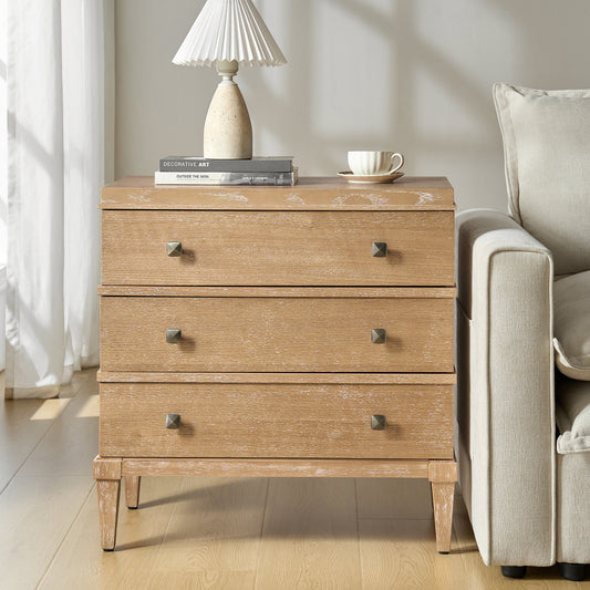Justin 3-Drawer Nightstand