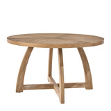 Miranda Solid Wood Round Dining Table