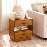 Peter 2-Drawer Nightstand with Built-In Outlets