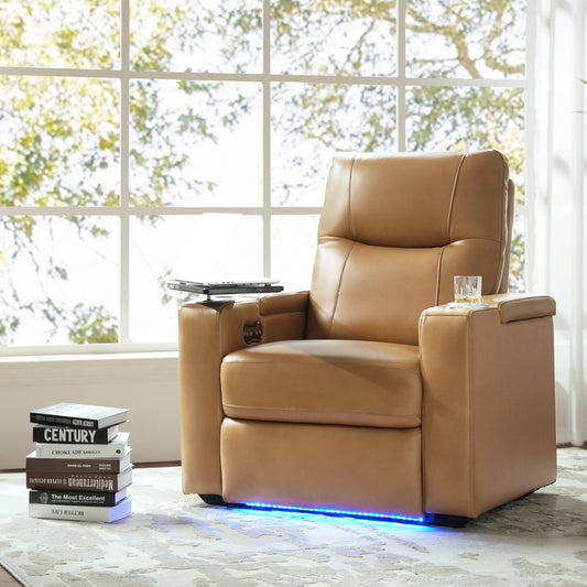 Lothaire Genuine Leather Recliner