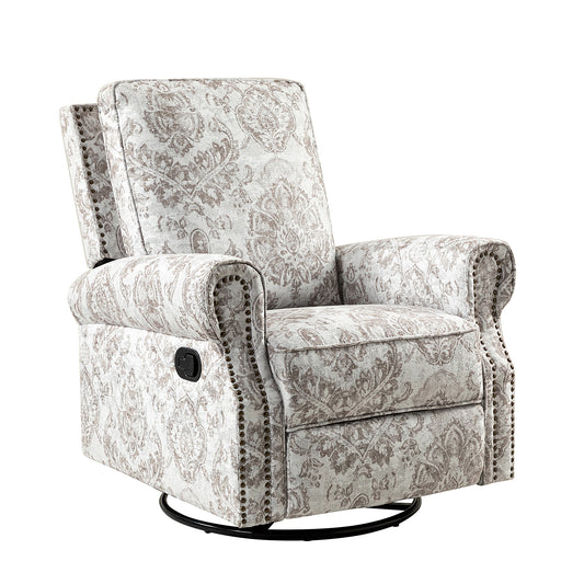 Kaspar Manual Swivel Glider Recliner