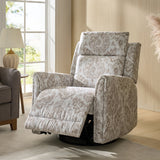 Alfons Swivel And Rocker Power Recliner With Headrest
