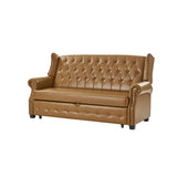 Ruedi Vegan Leather Sleeper Sofa