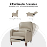 Hyde Genuine Leather Recliner