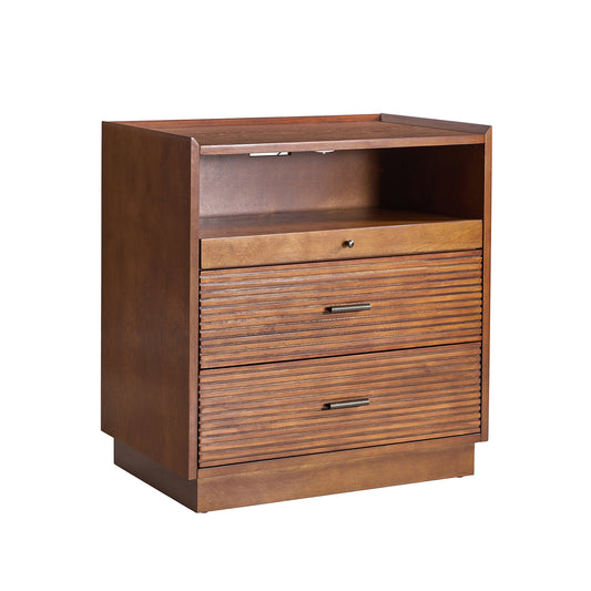 Lorenz Nightstand with USB and LED Light