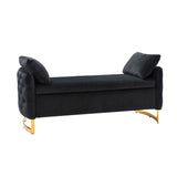 Christoph Upholstered Flip Top Storage Bench