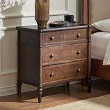 Derk 3-Drawer Nightstand