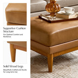 Erauso Genuine Leather ottoman