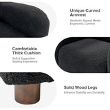 Bernie Boucle Upholstered Armchair