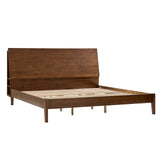 Claus Solid Wood Platform King Bed