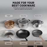 12 in. 2-Burner Recessed Gas Cooktop in Stainless Steel with Power Burners 5800-15000 BTU/h and NG/LP Convertible