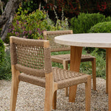 MLB TEAK Round Dining Table 1200