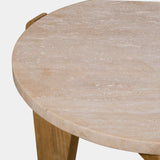 MLB TEAK Round Side Table