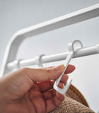 Coat Rack with Hat Storage (66" H)  - Steel + Wood