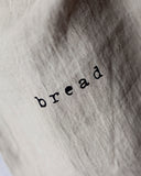 Printed linen bread bag