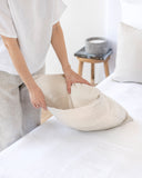 Natural linen duvet cover set (3 pcs)