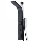 Aura Series 39 in. 2-Jetted Full Body Shower Panel System with Rainfall Showerhead and Spray Wand