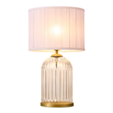 Nebulis Table Lamp Gold - Clear and Pink