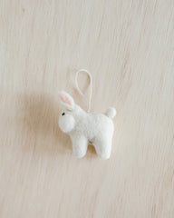 Sunny Bunny Felt Ornament