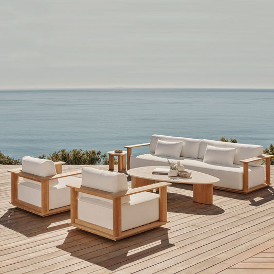 Newport Teak Sofa 96"