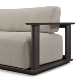 Newport Aluminum Sofa 96"