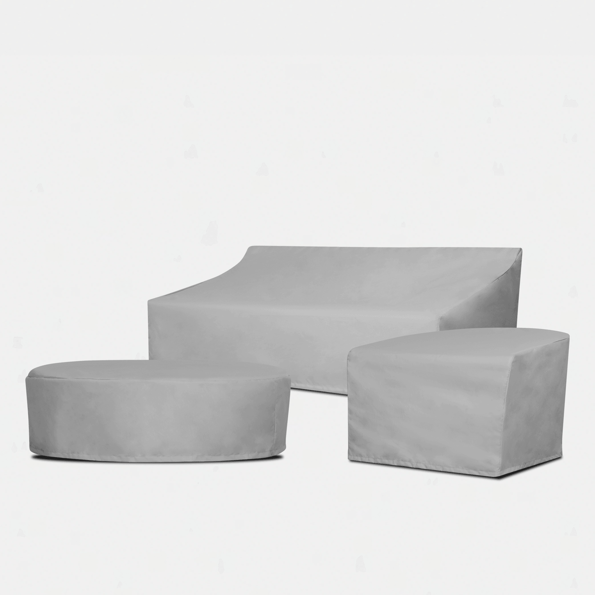 Newport Aluminum Ottoman - Weather Cover