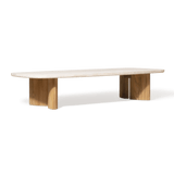 Newport Teak Rectangle Coffee Table 76"
