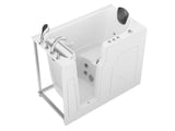 ANZZI Coupe Premier 53 - 60 in x 28 in. Whirlpool Jetted Walk-in Tub in White
