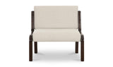Edie Accent Chair Flecked Ivory