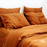 200TC Cotton Percale Solid Duvet Cover Set