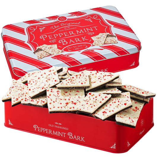 Handmade Layered Original Dark and White Chocolate Peppermint Bark
