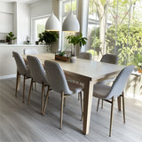 Oslo Modern Upholstered Dining Chair (Set of 4)