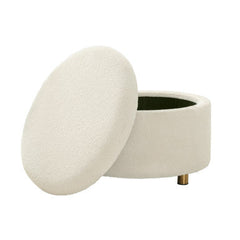 Sadie Round Storage Ottoman