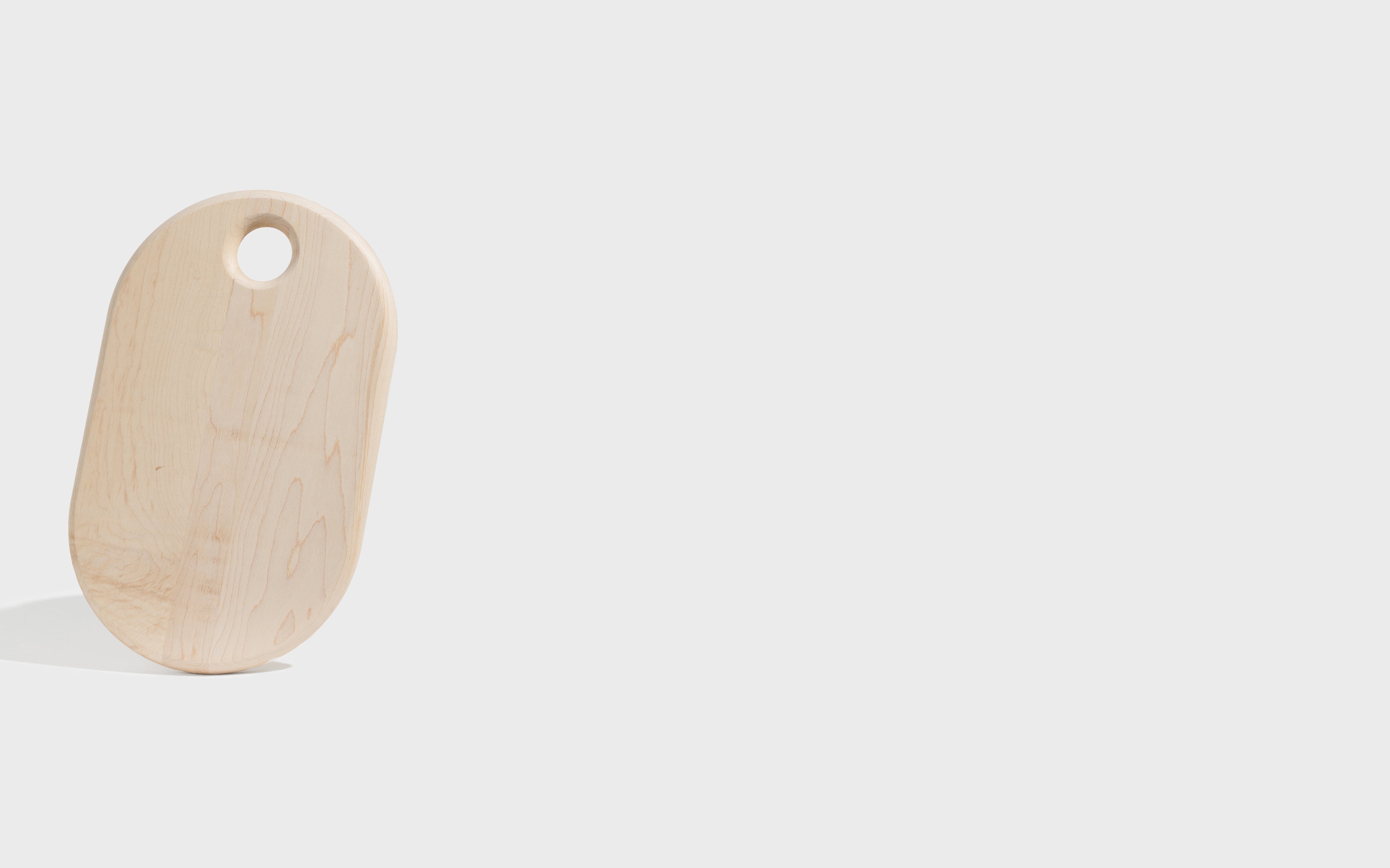 Oval Maple Cutting Board