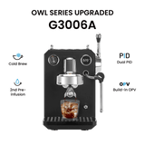 Owl G3006A Espresso Machine with Hot & Cold Dual Brew
