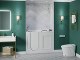 27 in. x 53 in. Walk-In Whirlpool and Air Tub with Total Spa Suite in White