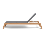 PACIFIC TEAK Angled Sun Lounge