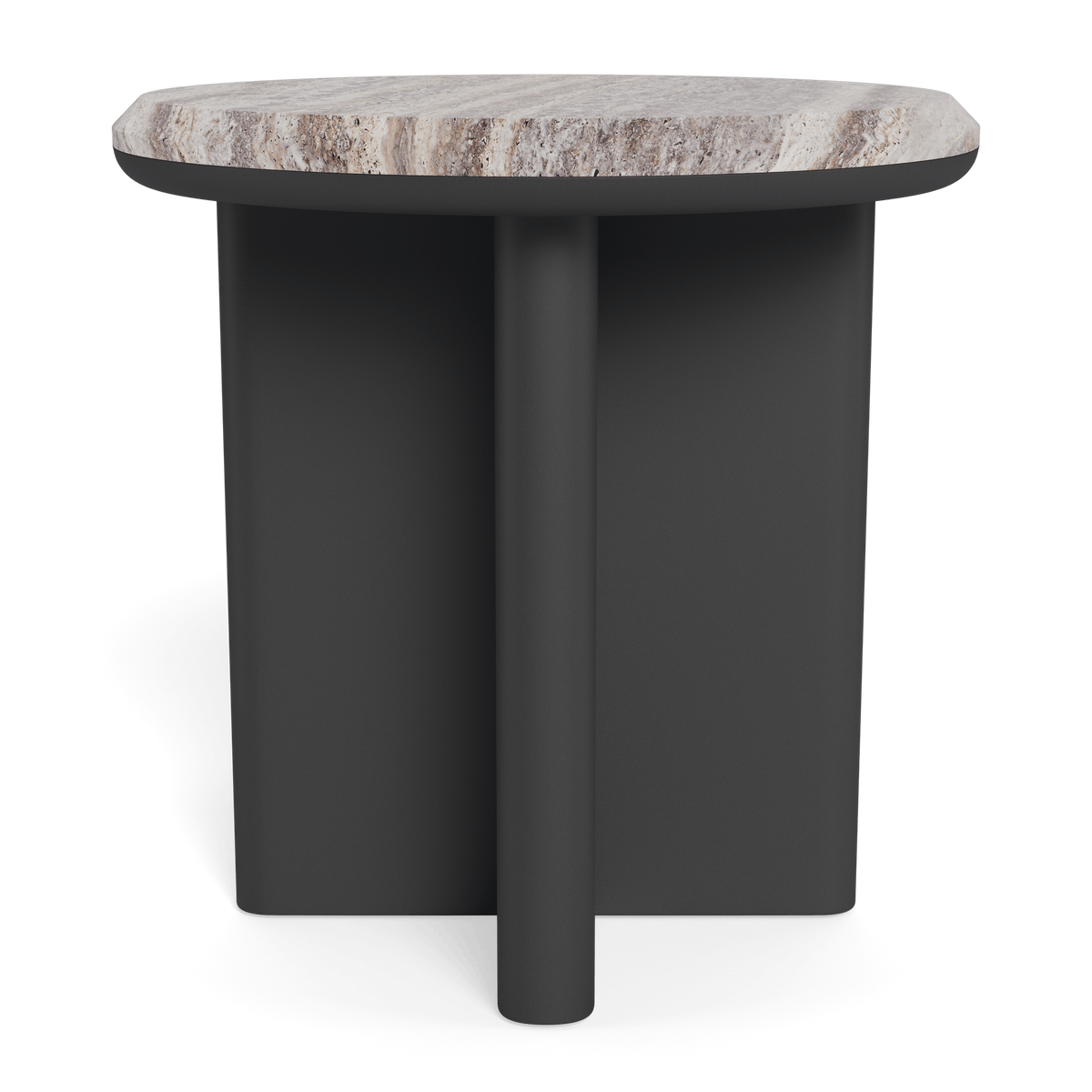 Palm Beach Aluminum Round Side Table