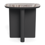 Palm Beach Aluminum Round Side Table