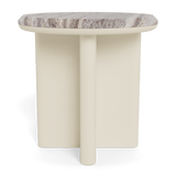 Palm Beach Aluminum Round Side Table